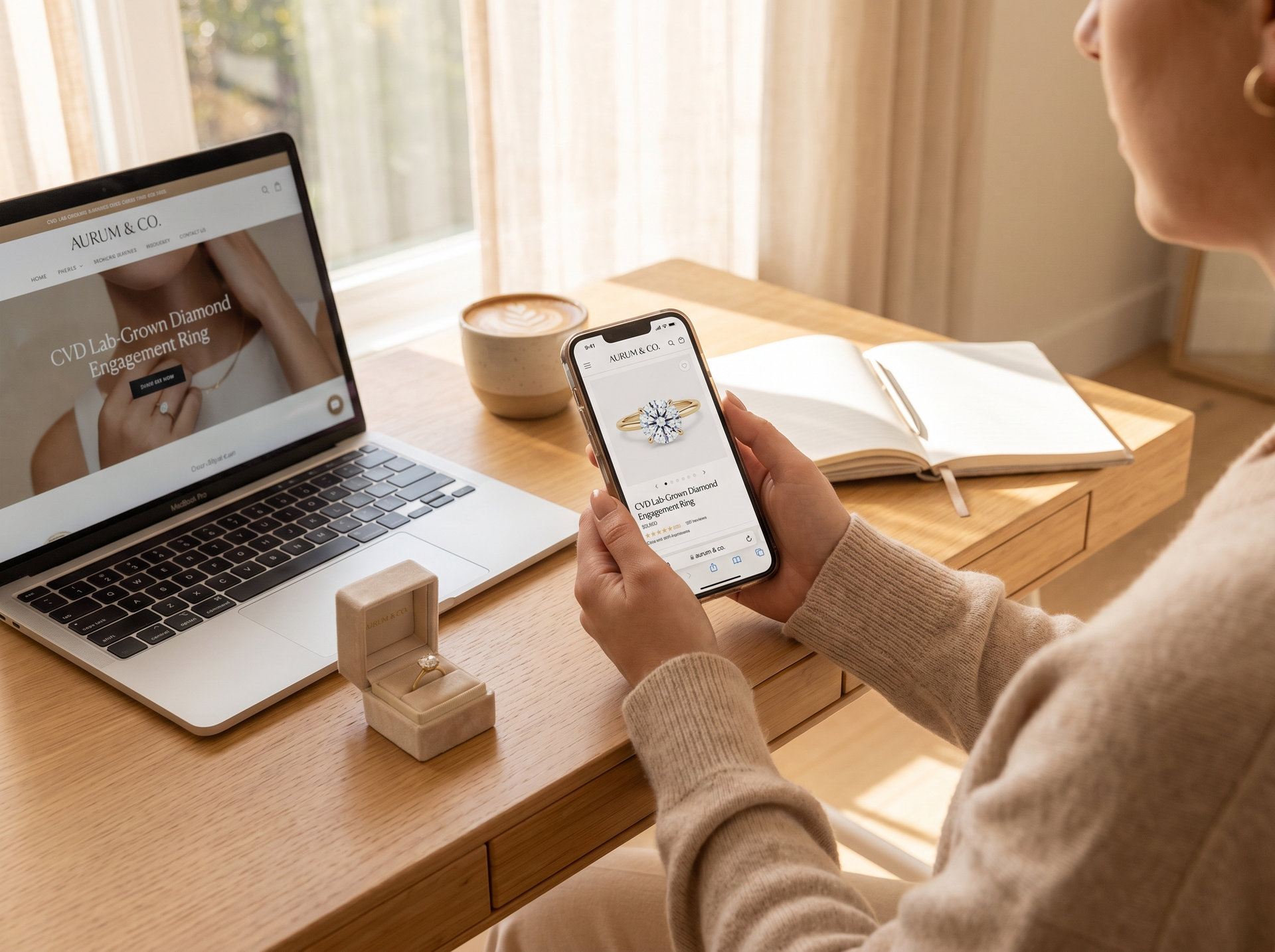 How to Buy a Lab Grown Diamond Engagement Ring Online: US Buyer's Guide