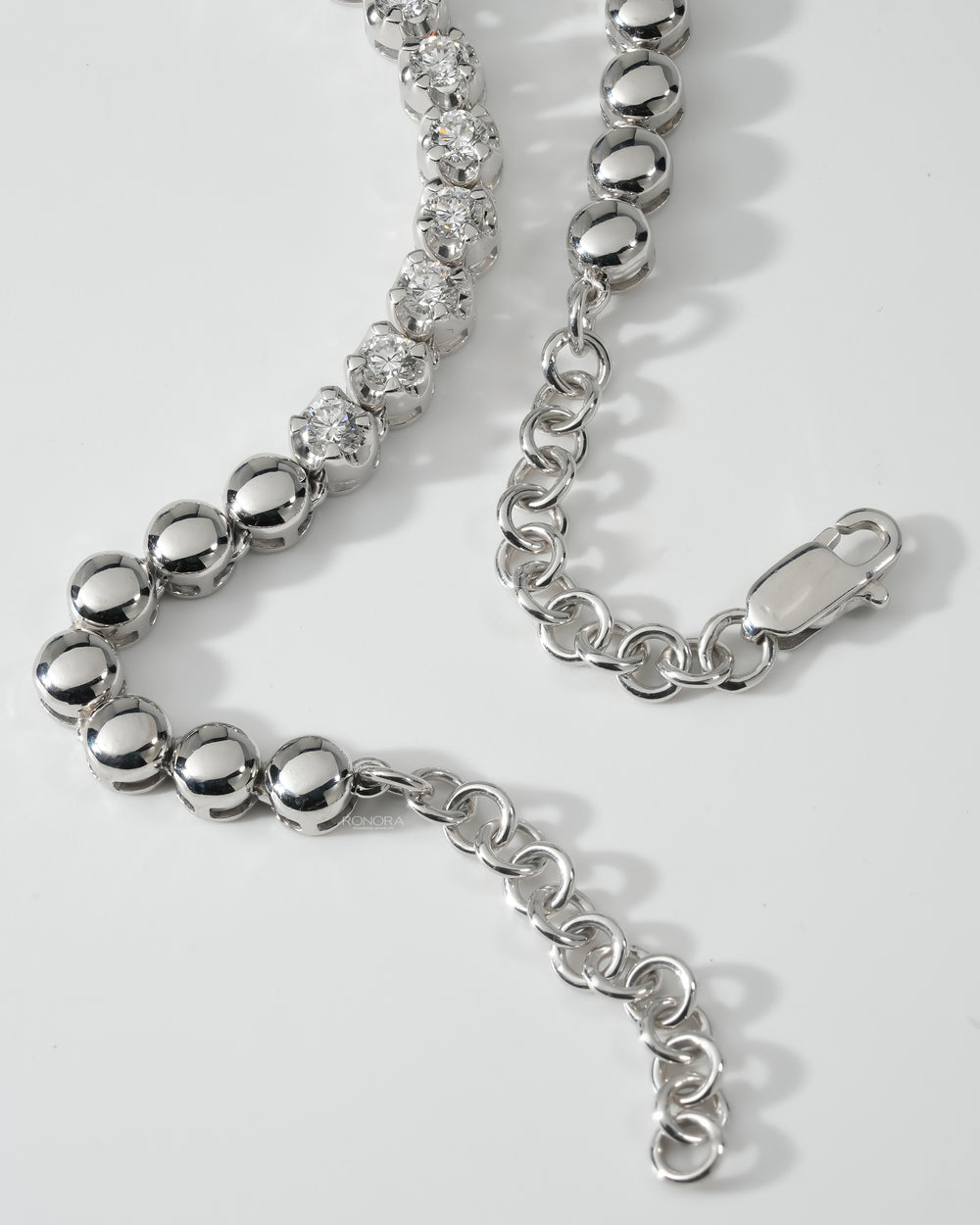 10 Carat Tennis Necklace, Design code: RP16