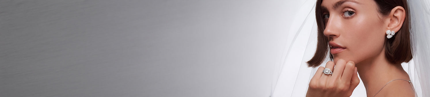 Princess cut lab grown diamond engagement rings collection at Ronora Diamond