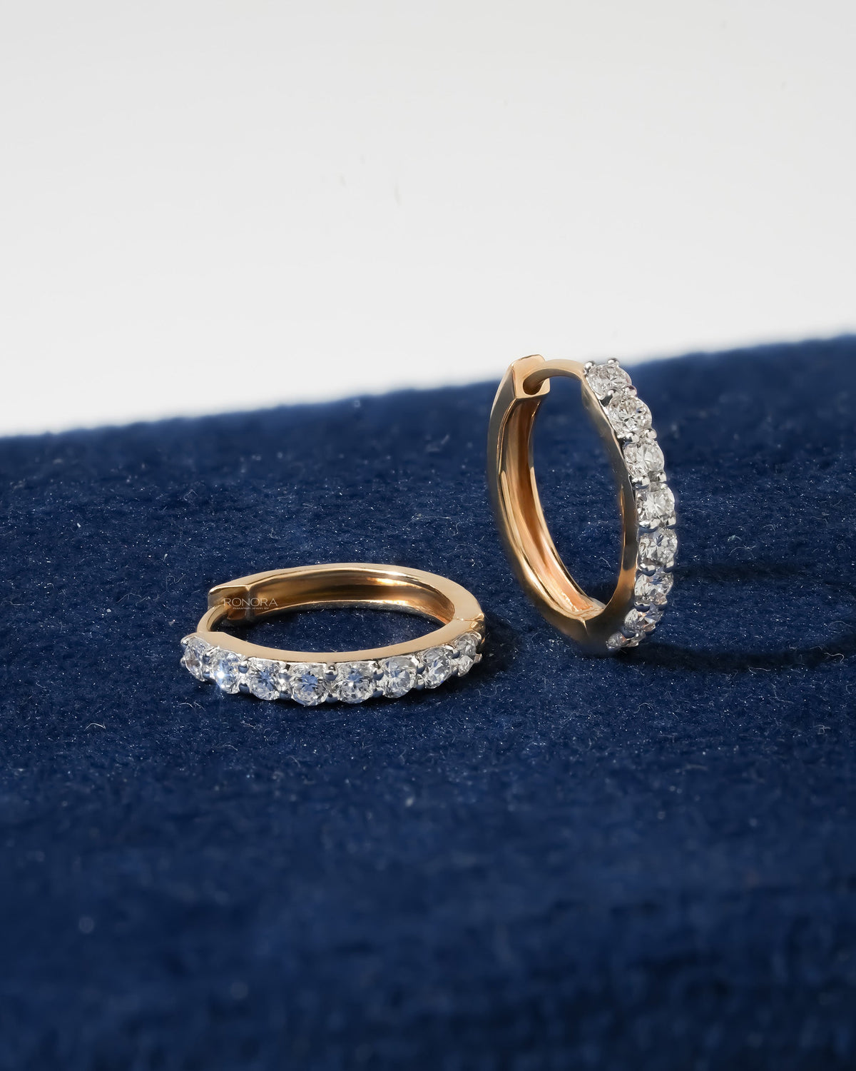 Lab Grown Diamond Hoop and Huggie Earrings | Ronora