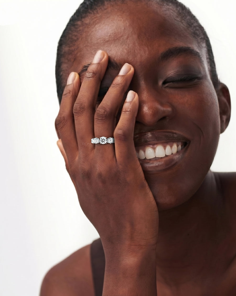 Eternelle Round Lab Grown Diamond Five-Stone Ring