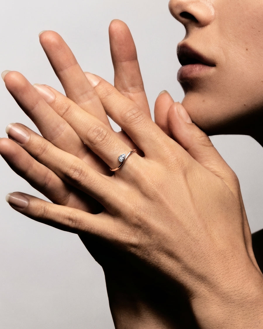 Soline Round Lab Grown Diamond Solitaire Ring