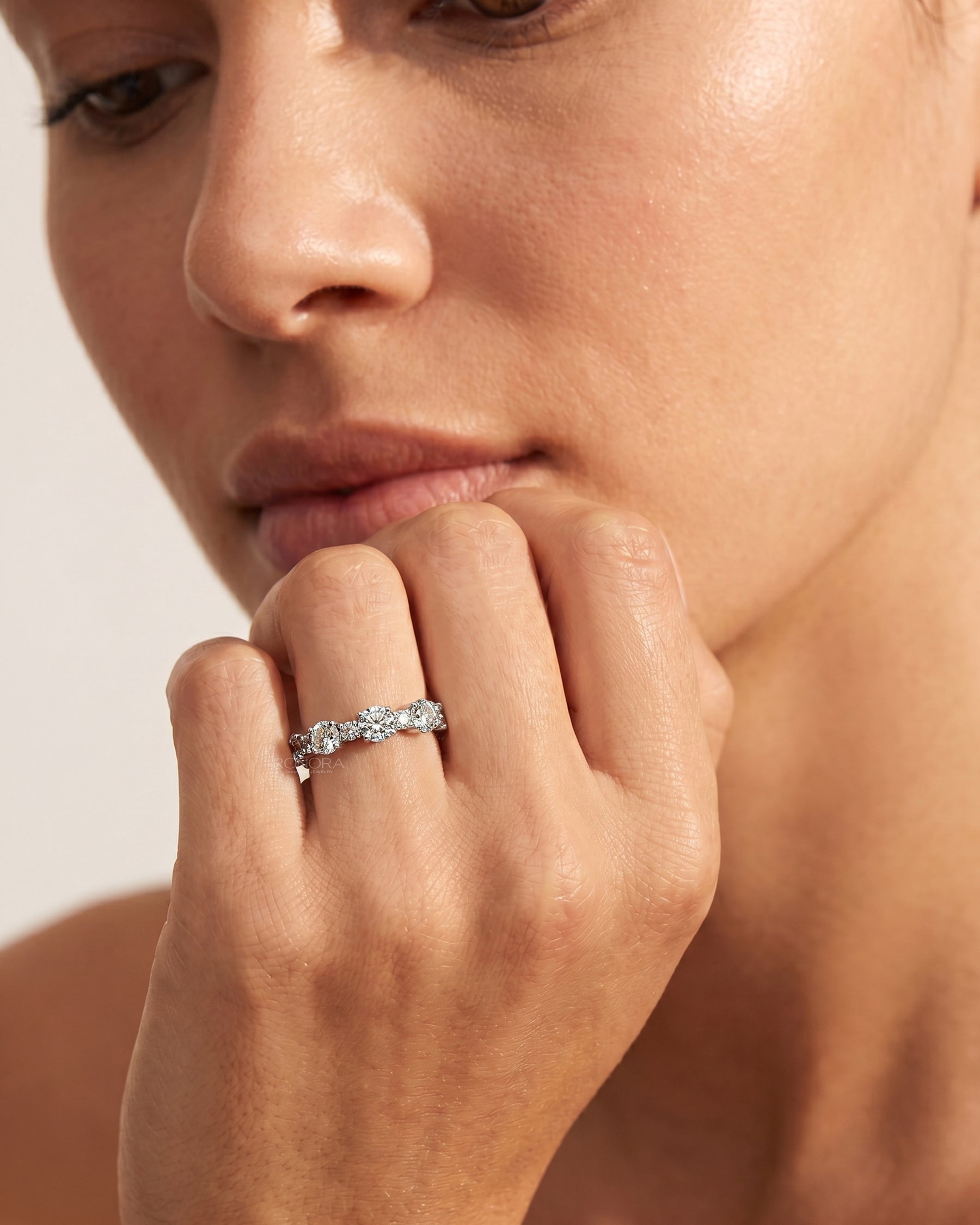 Arden Round Lab Grown Diamond Eternity Band