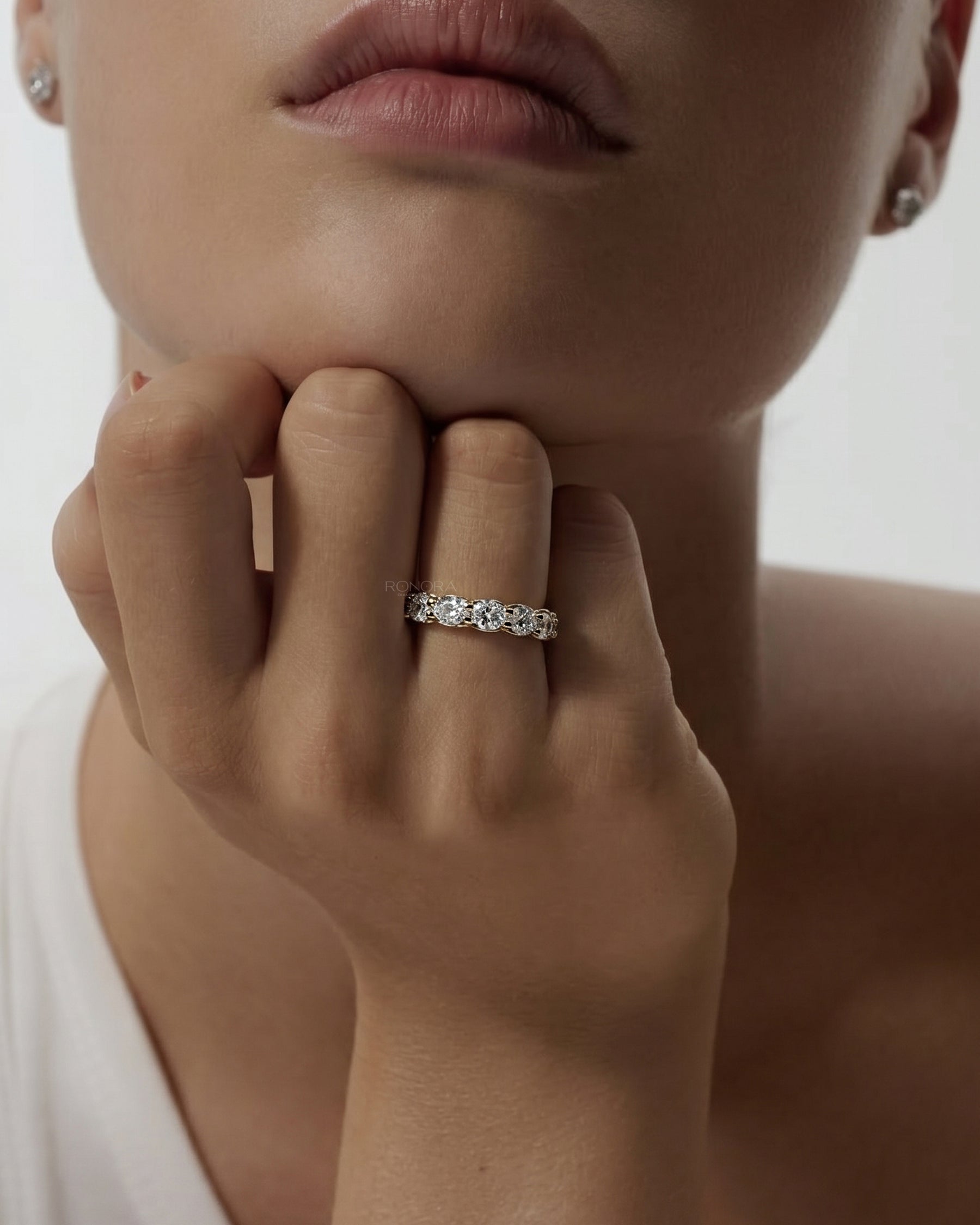 Marina Oval Lab Grown Diamond Eternity Band